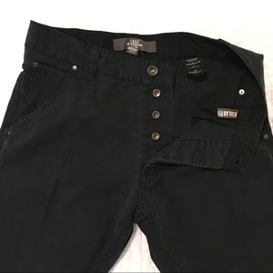 H&M black button-up jeans